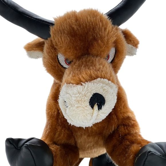 Six‎ Flags Great Adventure El Toro Brown Bull Plush Wooden Roller Coaster Rare - Picture 1 of 7